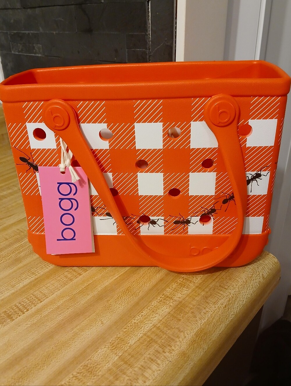 Bogg Bag NWT Limited Edition Plaid Tote W/Ants